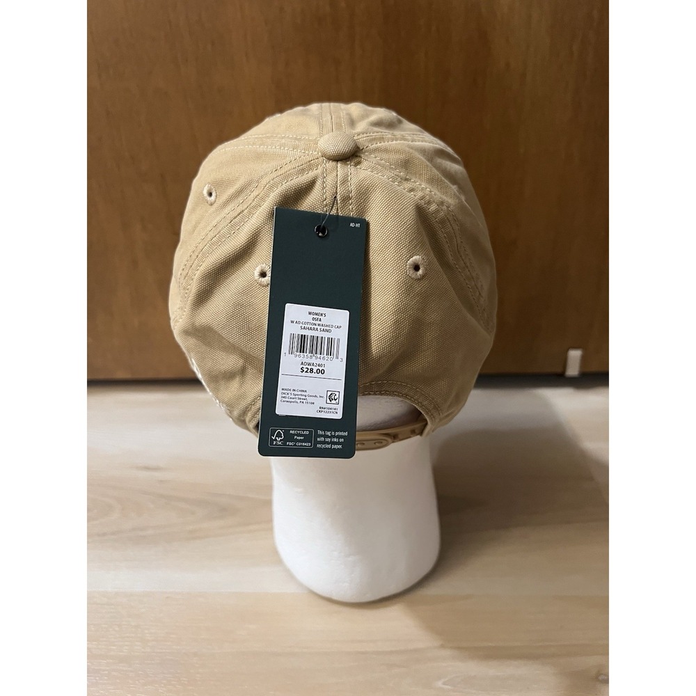 NWT Alpine Design Women's Cotton Washed Cap Hat Adjustable Sahara Sand Flower - Picture 3 of 7